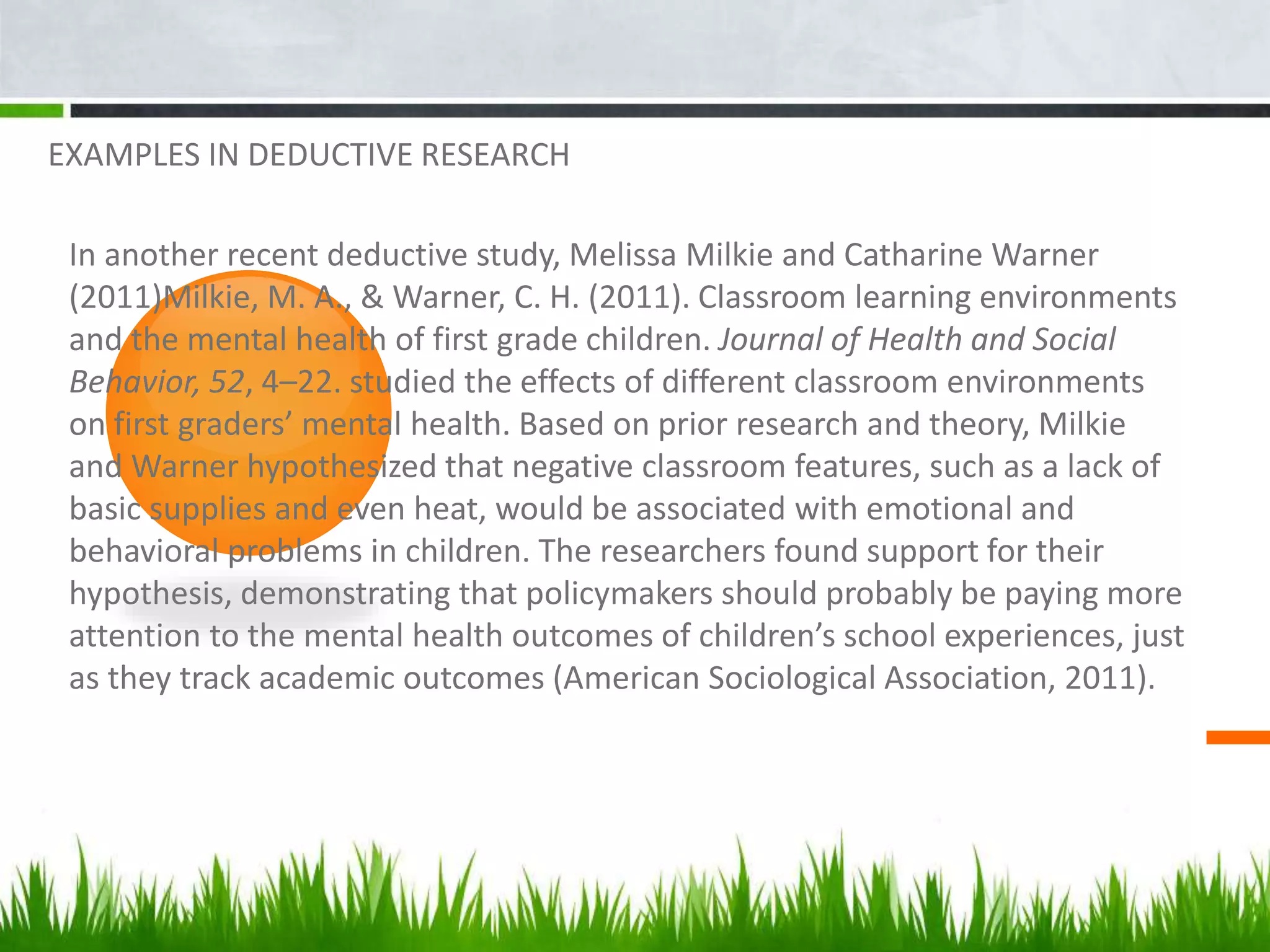 Inductive & deductive reasoning (advance research methodology) | PPTX