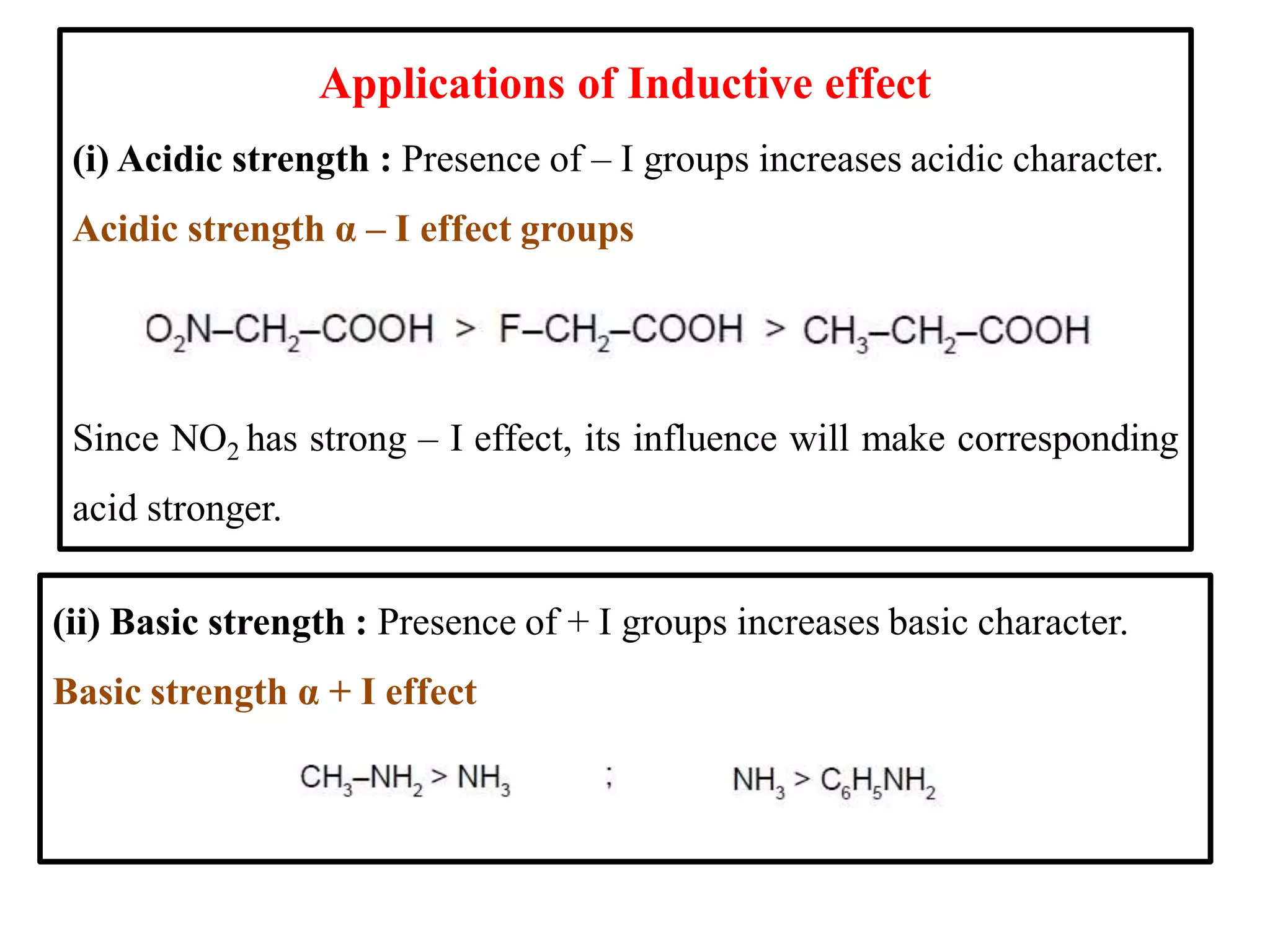 Inductive effect pptx | PDF