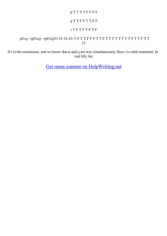 Inductive Essay Examples | PDF