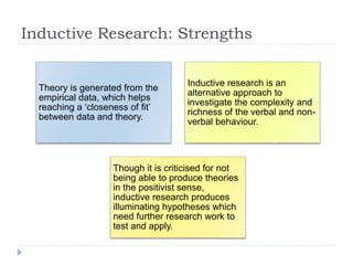Inductive research | PPTX