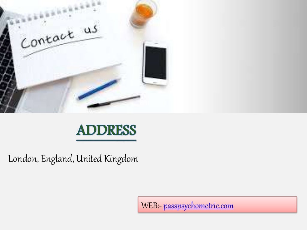 WEB:- passpsychometric.com
London, England, United Kingdom
 
