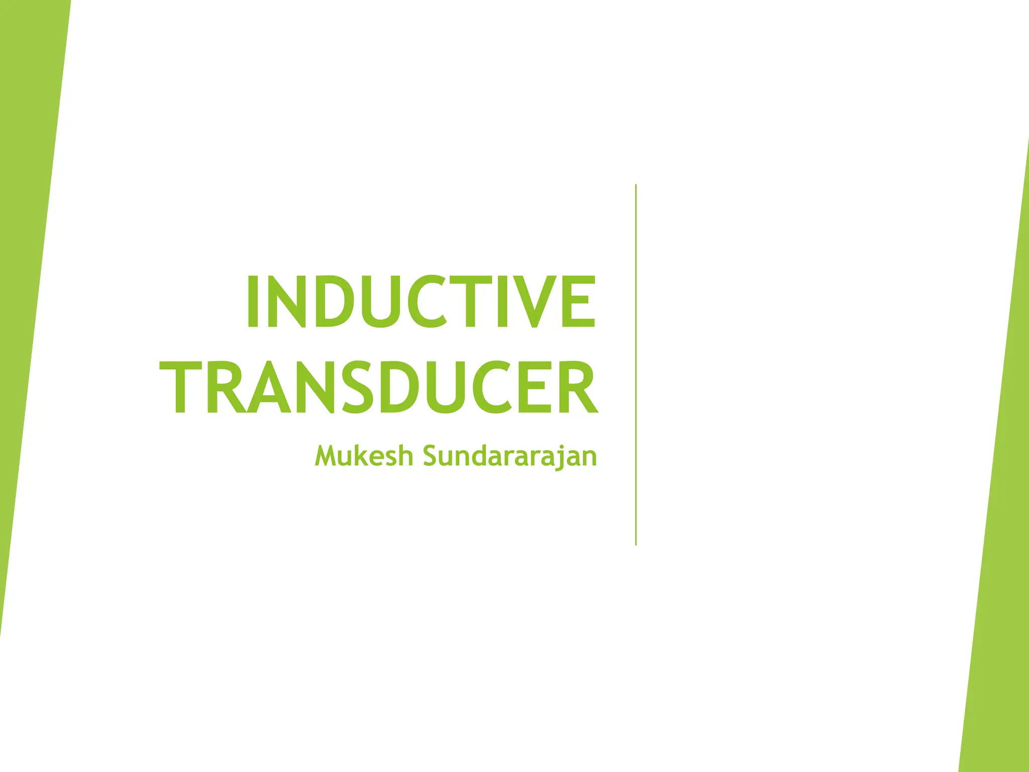 biosensors and transducers-Inductive Transducers | PDF