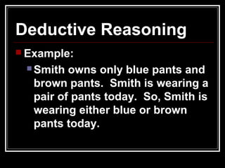 Inductive v. deductive | PPT