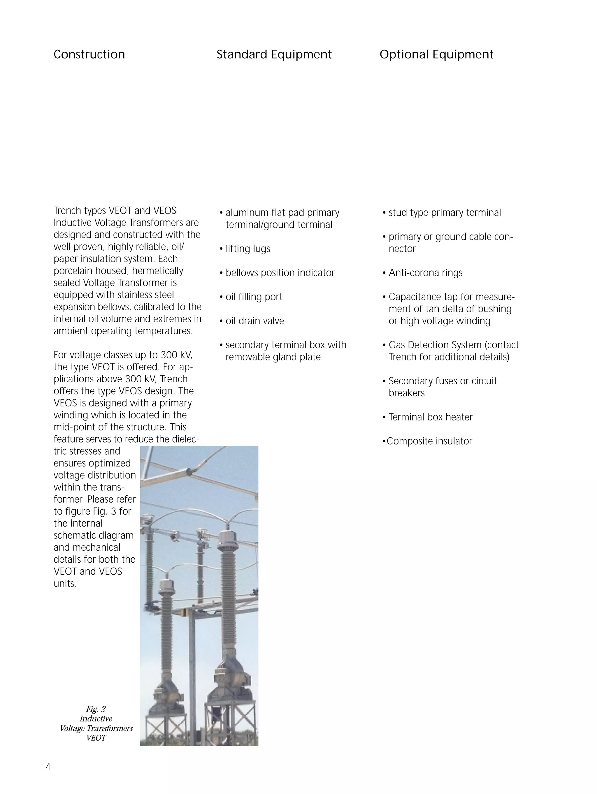 Inductive voltage transformers | PDF