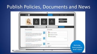 Publish Policies, Documents and News
 
