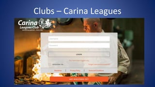 Clubs – Carina Leagues
 