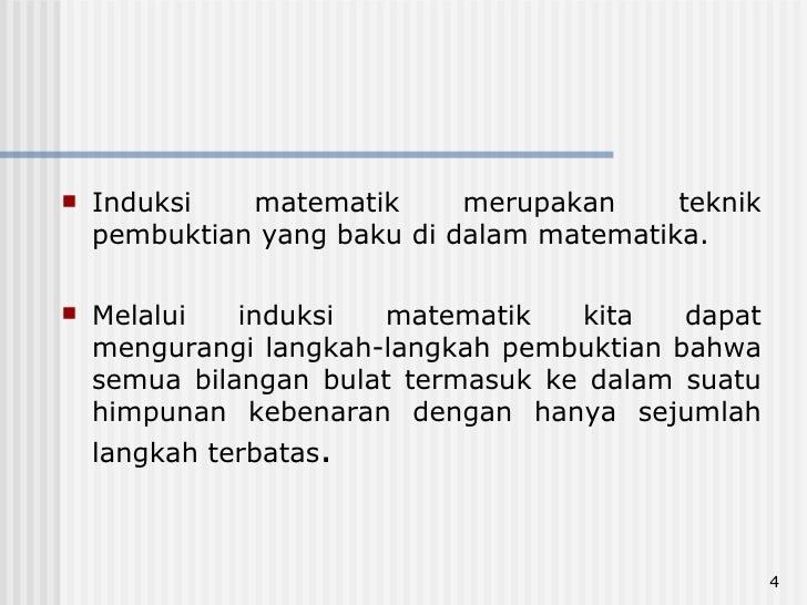 Induksi matematik
