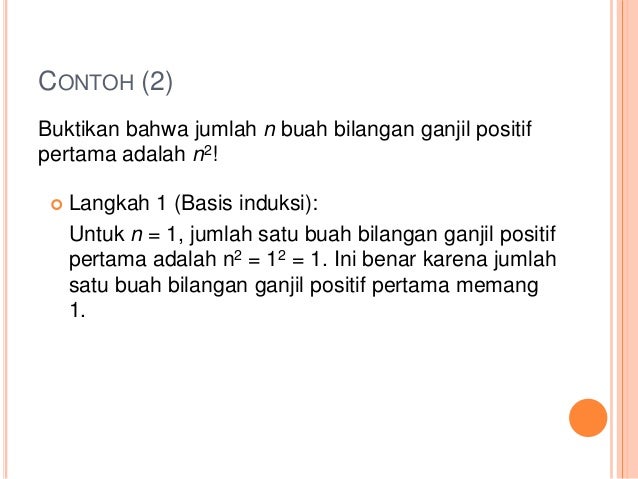 Induksi Matematika Kelas 12