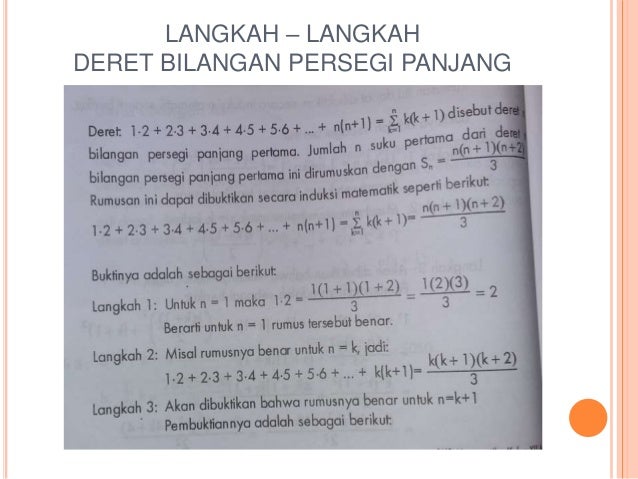 Induksi Matematika Kelas 12