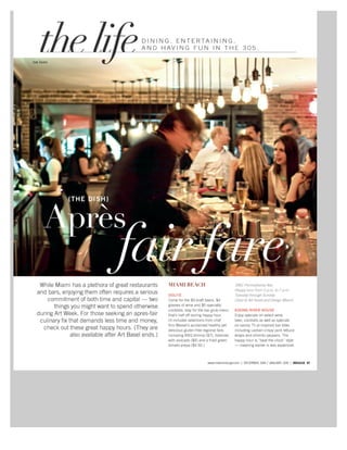 Indulge december 2014 : january 2015