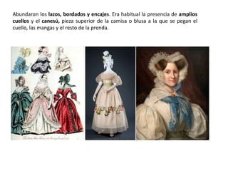 Indumentaria y mobiliario del S.XIX