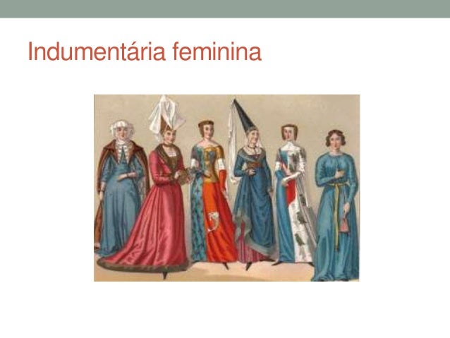 roupas femininas da idade média