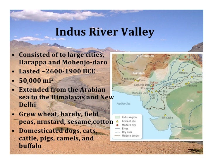 Indus river valley trading system
