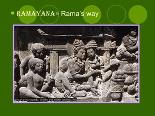 RAMAYANA=  Rama’s way 