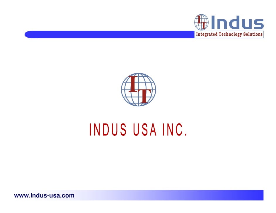 INDUS USA Presentation