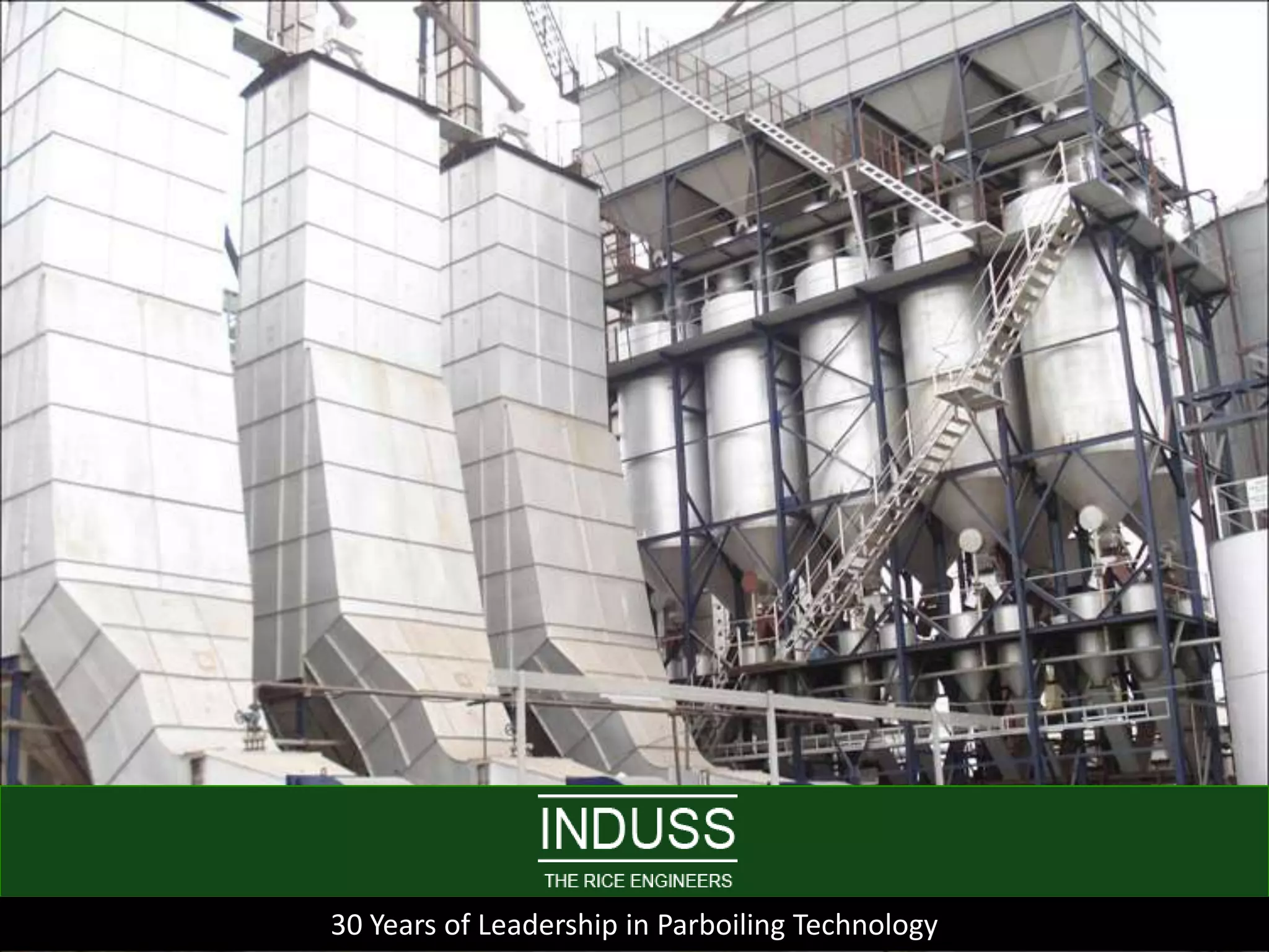 30 Years of Leadership in Parboiling Technology
 