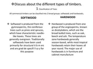 Industrial project in timber(FRI) | PDF