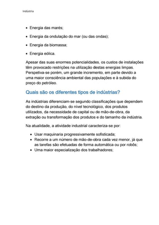 Indústria
 