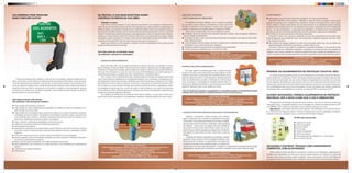1 2 3 4 
CONTATO COM PARTES ENERGIZADAS* 
Outro fator gerador de acidentes graves são os choques elétricos, 
em geral muito disso é decorrente da falta de projeto adequado, de difi-culdades 
na execução e na manutenção das instalações elétricas tempo-rárias 
dos canteiros de obras. É muito importante o desenvolvimento de 
ações de reconhecimento, avaliação e implantação do controle desses 
riscos. A execução e a manutenção das instalações elétricas devem ser 
realizadas por trabalhador qualificado e supervisionadas por profissional 
legalmente habilitado, dentre outras medidas de controle. 
DESCARGA, DOBRAGEM, 
CORTE E ARMAÇÃO DE VERGALHÕES 
As atividades de descarga, dobragem, corte e armação de vergalhões 
de aço podem produzir acidentes, principalmente se forem feitas sobre 
bancadas ou plataformas não apropriadas e instáveis. Para evitar que isso 
aconteça, é importante que a empresa elabore e implemente o PCMAT. 
Ações a serem implementadas, entre outras medidas de controle: 
„„os vergalhões devem estar apoiados sobre superfícies resistentes, niveladas e não escorregadias, afastadas da 
área de circulação de trabalhadores; 
„„ as armações de pilares, vigas e outras estruturas verticais devem ser apoiadas e escoradas para evitar tomba-mento 
e desmoronamento; 
„„ a área de trabalho onde está situada a bancada de armação deve ter cobertura resistente para proteção dos 
trabalhadores contra a queda de materiais e intempéries; 
„„ é proibida a existência de pontas verticais de vergalhões de aço desprotegidas; 
„„ durante a descarga de vergalhões de aço, a área deve ser isolada. 
DICAS PARA CONSULTAR 
A Norma Regulamentadora 18 (NR-18) do Ministério do Trabalho e Emprego traz outras orien-tações 
importantes sobre medidas de proteção contra quedas de altura. 
www.mte.gov.br/legislacao/normas_regulamentadoras 
Recomendação Técnica de Procedimentos – RTP no. 1 – Medidas de Proteção contra Quedas de 
Altura, do Ministério do Trabalho e Emprego. 
www.fundacentro.gov.br/dominios/CERS-01/pub_outros_rtp.asp 
DICAS PARA CONSULTAR 
A Norma Regulamentadora 18 (NR-18) do Ministério do Trabalho e Emprego traz 
outras orientações importantes sobre trabalho com vergalhões. 
www.mte.gov.br/legislacao/normas_regulamentadoras 
DICAS PARA CONSULTAR 
A Norma Regulamentadora 18 (NR-18) do Ministério do Trabalho e Emprego traz outras 
orientações importantes sobre trabalho com partes energizadas. 
Recomendação Técnica de Procedimentos – RTP no . 5 – Instalações Elétricas Temporárias 
em Canteiros de Obras, do Ministério do Trabalho e Emprego. 
CONTATO COM PARTES MÓVEIS DE MÁQUINAS E EQUIPAMENTOS 
Máquinas e equipamentos também provocam muitos acidentes 
graves na construção, como mutilações. Os equipamentos de proteção 
coletiva devem estar devidamente instalados para proteger os trabalha-dores 
das partes móveis dos motores, transmissões e partes perigosas 
das máquinas. A serra circular, por exemplo, deve estar instalada em 
mesa estável, fechada na parte inferior (frente e atrás), com as trans-missões 
de força mecânica protegidas por anteparos fixos e resistentes. 
Deve também ter coifa protetora do disco, cutelo divisor e coletor de 
serragem. 
A operação de máquinas e equipamentos que exponham o operador 
ou terceiros a riscos só pode ser feita por trabalhador qualificado e iden-tificado 
por crachá. As máquinas e os equipamentos que ofereçam risco 
de ruptura de suas partes móveis, projeção de peças ou de partículas de 
materiais devem ser providos de proteção adequada. As máquinas e os equipamentos de grande porte devem proteger 
adequadamente o operador contra a incidência de raios solares e intempéries, dentre outras medidas de controle. 
OUTROS RISCOS 
„„ Nos processos iniciais de obras, quando das escavações, há o risco de soterramentos. 
O que fazer? Identificar o risco e capacitar o trabalhador, e antes de iniciar as escavações é preciso prever 
aspectos de segurança, como a limpeza da área, devendo ser retirados ou escorados árvores, rochas, equipa-mentos, 
materiais e objetos quando houver risco de comprometimento de sua estabilidade durante a execução 
de serviços. Nas escavações acima de 1,25 metro deve existir escada ou rampa perto do local de trabalho para 
permitir – em caso de emergência – a saída rápida dos trabalhadores. Os taludes devem ter sua estabilidade 
garantida por meio de estruturas dimensionadas para esse fim, garantindo a segurança dos trabalhadores. 
„„ O contato com cimento pode produzir dermatoses ocupacionais. 
O que fazer? Avaliar o risco, capacitar o trabalhador, que deve usar roupa profissional que proteja a pele, 
óculos de segurança para proteção dos olhos, luva de segurança e calçado de segurança com meia, dentre 
outras medidas de controle. 
„„ Nos processos de soldagem podemos ter vários riscos associados, dentre eles risco de contato com 
partes energizadas (solda elétrica), queimaduras, incêndio, dentre outros. 
O que fazer? Avaliar os riscos, capacitar o trabalhador. As operações de soldagem e corte a quente somente 
podem ser realizadas por trabalhadores qualificados e equipados com máscara de solda. Nas operações de 
soldagem e corte a quente é obrigatória a utilização de anteparo eficaz para a proteção dos trabalhadores circun-vizinhos. 
O material utilizado nesta proteção deve ser do tipo incombustível, dentre outras medidas de controle. 
PRIORIZE OS EQUIPAMENTOS DE PROTEÇAO COLETIVA (EPC) 
As soluções de prevenção desenvolvidas por meio de Equipamentos de Proteção Coletiva (EPC) são geral-mente 
mais eficazes e econômicas. Portanto, elas devem ser sempre priorizadas na empresa. Além das medi-das 
de controle já mencionadas, opte por comprar máquinas e equipamentos que já venham com os disposi-tivos 
de segurança. Elas podem até custar um pouco mais caro, mas a longo prazo você fará economia. Se as 
máquinas de sua empresa não têm esses dispositivos de segurança, converse com sua equipe de segurança e 
com os trabalhadores sobre como torná-las mais seguras. Às vezes, há soluções muito simples e econômicas. 
Você protege melhor seus trabalhadores e economiza na compra de (EPI) se investir bem nos EPC. 
QUANDO NECESSÁRIO, FORNEÇA EQUIPAMENTOS DE PROTEÇÃO 
INDIVIDUAL (EPI) E DEIXE CLARO QUE O USO É OBRIGATÓRIO 
EPI (Equipamentos de Proteção Individual) não evitam acidentes, mas evitam ou diminuem as lesões que 
estes podem causar. A legislação brasileira é clara na obrigação de a empresa não apenas fornecer os EPI, 
mas OBRIGAR O USO. A postura do empresário é muito importante para que o uso ocorra. 
Mas lembre-se: cada atividade precisa de um EPI específico, cada trabalhador tem um tipo físico diferen-te, 
e o EPI precisa ser adequado a cada um. Promova treinamento para que seus trabalhadores entendam a 
importância do seu uso, aprendam a usar e a conservar os EPI de maneira adequada. 
DICAS PARA CONSULTAR 
A Norma Regulamentadora 18 (NR-18) do Ministério do Trabalho e Emprego traz outras 
orientações importantes sobre máquinas e equipamentos. 
SUA EMPRESA PODE PRODUZIR 
MAIS E REDUZIR CUSTOS 
A maioria das empresas não contabiliza o custo que tem com acidentes e doenças causados pelo tra-balho, 
sem perceber o valor econômico em desenvolver ações de prevenção. Na empresa, o fator custo geral-mente 
está relacionado com a produção, a mão-de-obra, a matéria-prima, deixando-se de considerar os cus-tos 
de um acidente de trabalho. Assim, o desperdício gerado pelos acidentes e quase acidentes não entra nas 
estatísticas financeiras. Não há como pensar em um acidente de trabalho ou uma paralisação de processo 
por causa de um incidente sem a geração de desperdício. Suas ocorrências deixam seqüelas que afetam o 
aspecto econômico e social da empresa. 
Veja alguns prejuízos decorrentes 
dos acidentes e das doenças de trabalho: 
„„ tempo perdido pelo trabalhador acidentado; 
„„ tempo perdido por outros trabalhadores que suspendem seu trabalho em razão da curiosidade, da sim-patia, 
da ajuda e de outras razões; 
„„ tempo perdido pelo encarregado e pelos executivos da empresa com a ajuda ao trabalhador lesionado, 
investigação da causa do acidente, manutenção da continuidade da produção, seleção e treinamento de 
outro trabalhador para substituir o acidentado, preparação de documentos oficiais do acidente e com-parecimento 
a audiências nos tribunais, quando o caso requerer; 
„„ tempo, materiais e medicamentos empregados nos primeiros socorros; 
„„ reparação ou reposição de máquinas/ferramentas/equipamentos; 
„„ danos causados aos materiais; 
„„ interferências e distorções nas atividades laborais, gerando falta de cumprimento no prazo da conclusão 
do produto ou serviço, multas que podem incidir pelo descumprimento do prazo e indenização por danos 
a terceiros; 
„„ custos que a empresa tem de arcar conforme sistema de benefícios aos seus empregados; 
„„ continuar pagando o salário do trabalhador acidentado, até mesmo quando seu rendimento não é pleno, 
por não estar suficientemente recuperado; 
„„ perda na produtividade do acidentado e com máquinas/equipamentos ociosos; 
„„ danos subseqüentes como resultado de um estado emocional, o moral debilitado pela culpabilidade do 
acidente; 
„„ custo social e da imagem da empresa; 
„„ custos judiciais. 
NA PRÁTICA, O QUE MAIS VOCÊ PODE FAZER? 
CONTROLE OS RISCOS DA SUA OBRA 
Antecipe os riscos: 
Assim como na indústria em geral, em que os processos são dinâmicos, isso se repete na indústria da cons-trução. 
Só que neste caso eles acontecem de forma mais acelerada, pois o desenvolvimento do trabalho gera, de 
tempos em tempos, uma mudança no canteiro da obra, modificando também o tipo de risco ocupacional. É preciso 
que o processo de trabalho seja visto sob a ótica da prevenção de acidentes para antecipar os riscos. É importante 
manter um reconhecimento periódico dos perigos e estar preparado para os novos riscos gerados pelas mudanças. 
Levantar os riscos previamente e desenvolver formas de neutralizá-los é uma ação proativa que vai gerar redução 
de acidentes e gastos, sobretudo com a criação do Nexo Técnico Epidemiológico Previdenciário (NTEP) e o Fator 
Acidentário de Prevenção (FAP). Veja mais sobre este assunto em www.sesi.org.br/pro-sst 
Agindo preventivamente, há como preparar o ambiente e informar os trabalhadores sobre os riscos que vão 
surgindo no desenvolvimento da construção. 
Você sabe quais são as principais causas 
de acidentes e doenças na construção? 
QUEDAS DE NÍVEIS DIFERENTES 
Numa obra pode existir risco de quedas provocadas por aberturas de pisos e nas paredes, na monta-gem 
de andaimes, serviços em telhado. Para evitar que isso aconteça, é importante que a empresa elabore e 
implemente um Programa de Condições e Meio Ambiente de Trabalho na Indústria da Construção (PCMAT) (em 
locais com vinte funcionários ou mais). Se a obra tiver menos de 20 trabalhadores, pelo menos desenvolva o 
reconhecimento do perigo e a avaliação dos riscos, implementando o controle dos mesmos. 
Entre as ações a serem implementadas estão a obrigatoriedade da instalação de proteção coletiva onde 
houver risco de queda de trabalhadores ou de projeção de materiais, como, por exemplo, uma plataforma prin-cipal 
de proteção na altura da primeira laje e plataformas secundárias de proteção, em balanço de 3 em 3 lajes, 
para edifícios com mais de quatro pavimentos. As aberturas no piso devem ter fechamento provisório resist-ente. 
As aberturas, em caso de serem utilizadas para o transporte vertical de materiais e equipamentos, devem 
ser protegidas por guarda-corpo fixo, no ponto de entrada e saída de material, e por sistema de fechamento 
do tipo cancela ou similar. O dimensionamento dos andaimes, sua estrutura de sustentação e fixação deve ser 
realizado por profissional legalmente habilitado. 
Para trabalhos em telhados deve ser emitida uma Permissão de Trabalho, e o serviço deve ser feito com o 
uso de Linha de Vida, trava-quedas e cinto paraquedista. Importante: é proibido trabalhar com vento e chuva. 
* Faça e recomende para seus gestores e seus trabalhadores os cursos a distância, gratuitos, como Perigos Elétricos, Espaços 
Confinados, dentre outros, disponível no site SESI de Informação em SST. www.sesi.org.br/pro-sst 
Os EPI mais comuns são: 
„„ capacete com jugular; 
„„ óculos de segurança; 
„„ protetor auditivo; 
„„ luva de raspa; 
„„ calçados de segurança; 
„„ máscara de proteção; 
„„ cinto paraquedista com talabarte em Y e trava-quedas; 
„„ luva isolante classe 00. 
SELECIONE E CONTRATE PESSOAS COM CONHECIMENTO 
COMPATÍVEL COM AS ATIVIDADES 
Muitos acidentes ocorrem pela falta de conhecimento e experiência dos trabalhadores, especialmente em 
atividades mais especializadas. Em certos casos, como por exemplo acidentes com máquinas, isso pode trazer 
transtornos ainda maiores por envolver clientes, instalações e mesmo outras pessoas. Leve em conta também que 
para algumas funções há necessidade de que o trabalhador comprove que recebeu treinamento para realizá-las. 
DICAS PARA CONSULTAR 
Consulte a Recomendação Técnica de Procedimentos – RTP no 3 – Escavações, fundações e 
desmonte de rochas, do Ministério do Trabalho e Emprego. 
http://www.fundacentro.gov.br/dominios/CERS-01/pub_outros_rtp.asp 
folder construcao.indd 2 16/4/2012 19:51:42 
