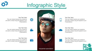 Infographic Style
You can simply impress your audience
and add a unique zing and appeal to your
Presentations.
Your Text Here
You can simply impress your audience
and add a unique zing and appeal to your
Presentations.
Your Text Here
You can simply impress your audience
and add a unique zing and appeal to your
Presentations.
Your Text Here
You can simply impress your audience
and add a unique zing and appeal to your
Presentations.
Your Text Here
You can simply impress your audience
and add a unique zing and appeal to your
Presentations.
Your Text Here
You can simply impress your audience
and add a unique zing and appeal to your
Presentations.
Your Text Here
Industrial automation
 