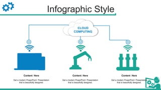 Infographic Style
CLOUD
COMPUTING
Get a modern PowerPoint Presentation
that is beautifully designed.
Content Here
Get a modern PowerPoint Presentation
that is beautifully designed.
Content Here
Get a modern PowerPoint Presentation
that is beautifully designed.
Content Here
 