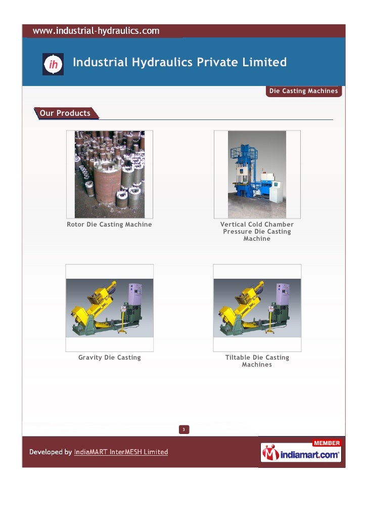 Industrial Hydraulics Private Limited Pressure Die Casting, Karnataka