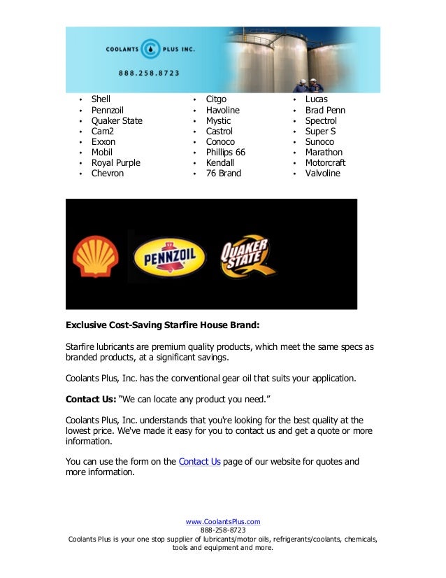Industrial Lubricant Suppliers Coolants Plus Provide a Variety of