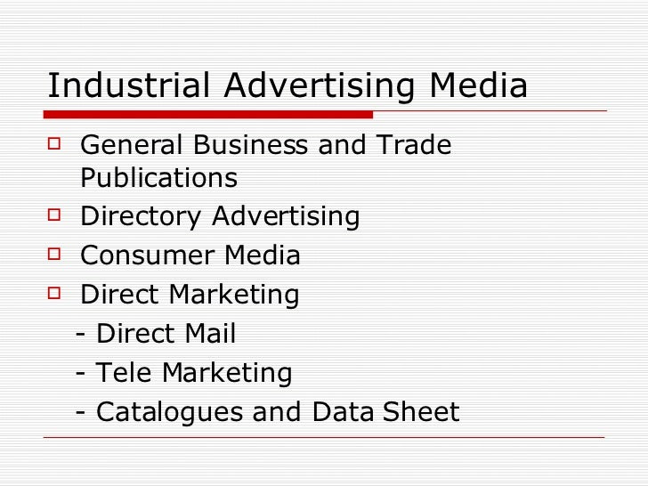 Industrial Marketing Advertising