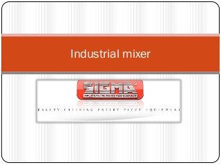 Industrial mixer  