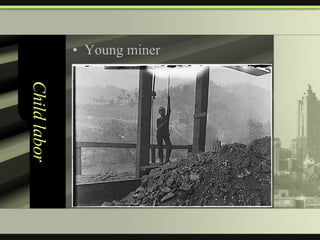 Child labor Young miner 