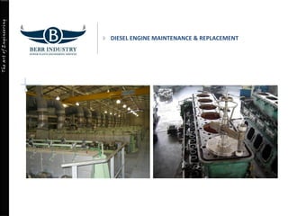 TheartofEngineering
DIESEL ENGINE MAINTENANCE & REPLACEMENT
 
