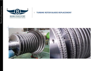 TheartofEngineering
TURBINE ROTOR BLADES REPLACEMENT
 