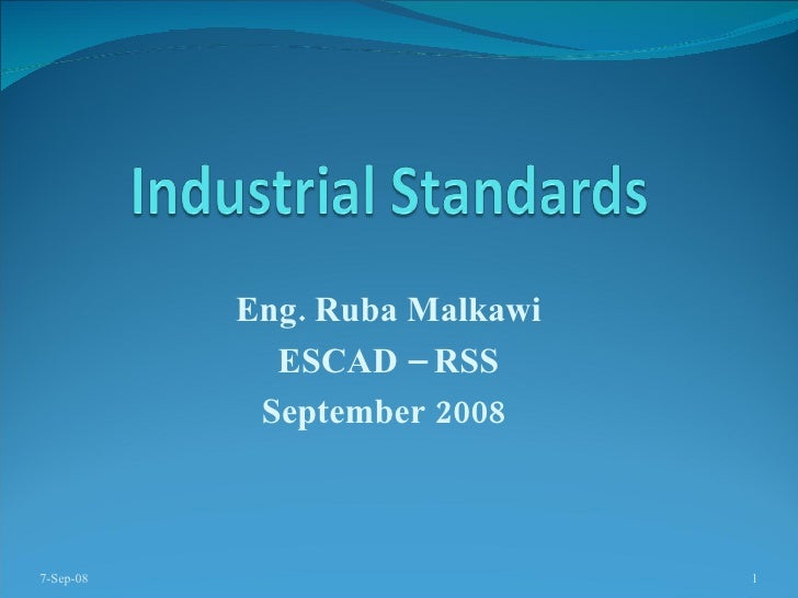 Industrial Standards Qrce