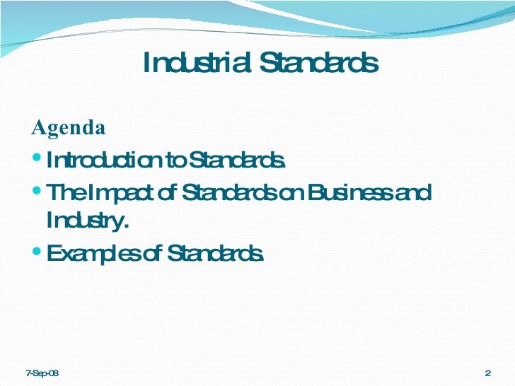 Industrial Standards Qrce