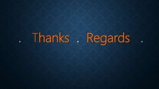 . Thanks . Regards .
 