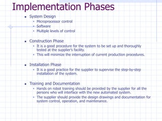 Industrial applications of robots | PPT