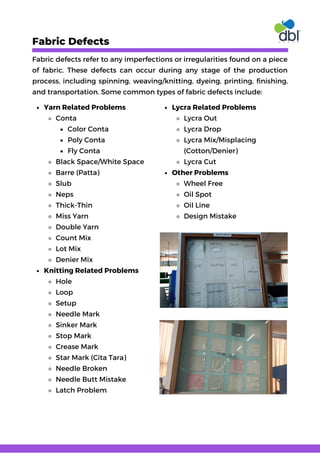 Problem During Kitting Process Industrial Attachment Report on DBL Group.pdf