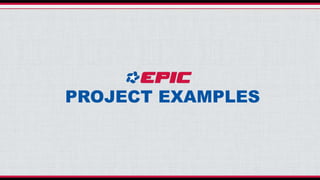 PROJECT EXAMPLES
 