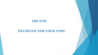 THE END
THANKYOU FOR YOUR TIME!
 