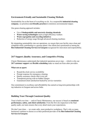 Industrial Cleaning in Gurgaon- Setting New Standards of Cleanliness.pdf