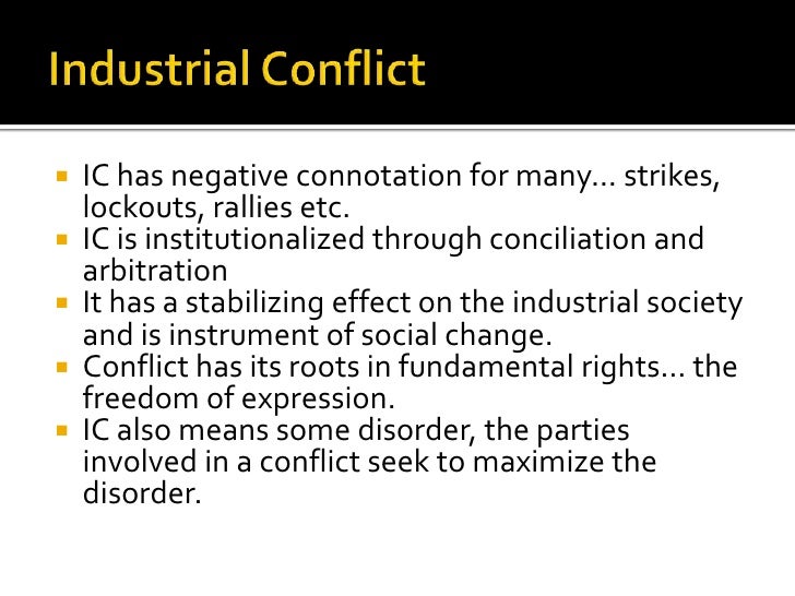 Industrial conflict