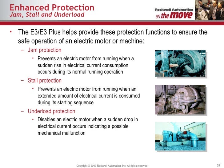 Industrial control motor overload protection