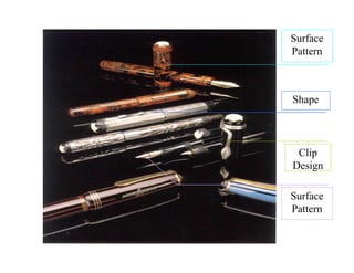 Surface
Pattern



Shape



 Clip
Design

Surface
Pattern
 