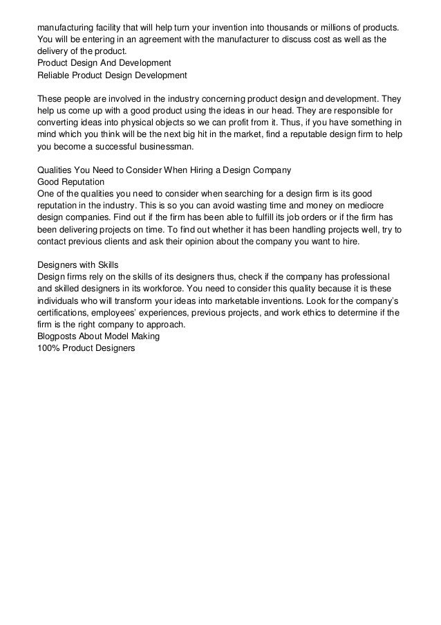 Product Design & Development What is Product Design and Development