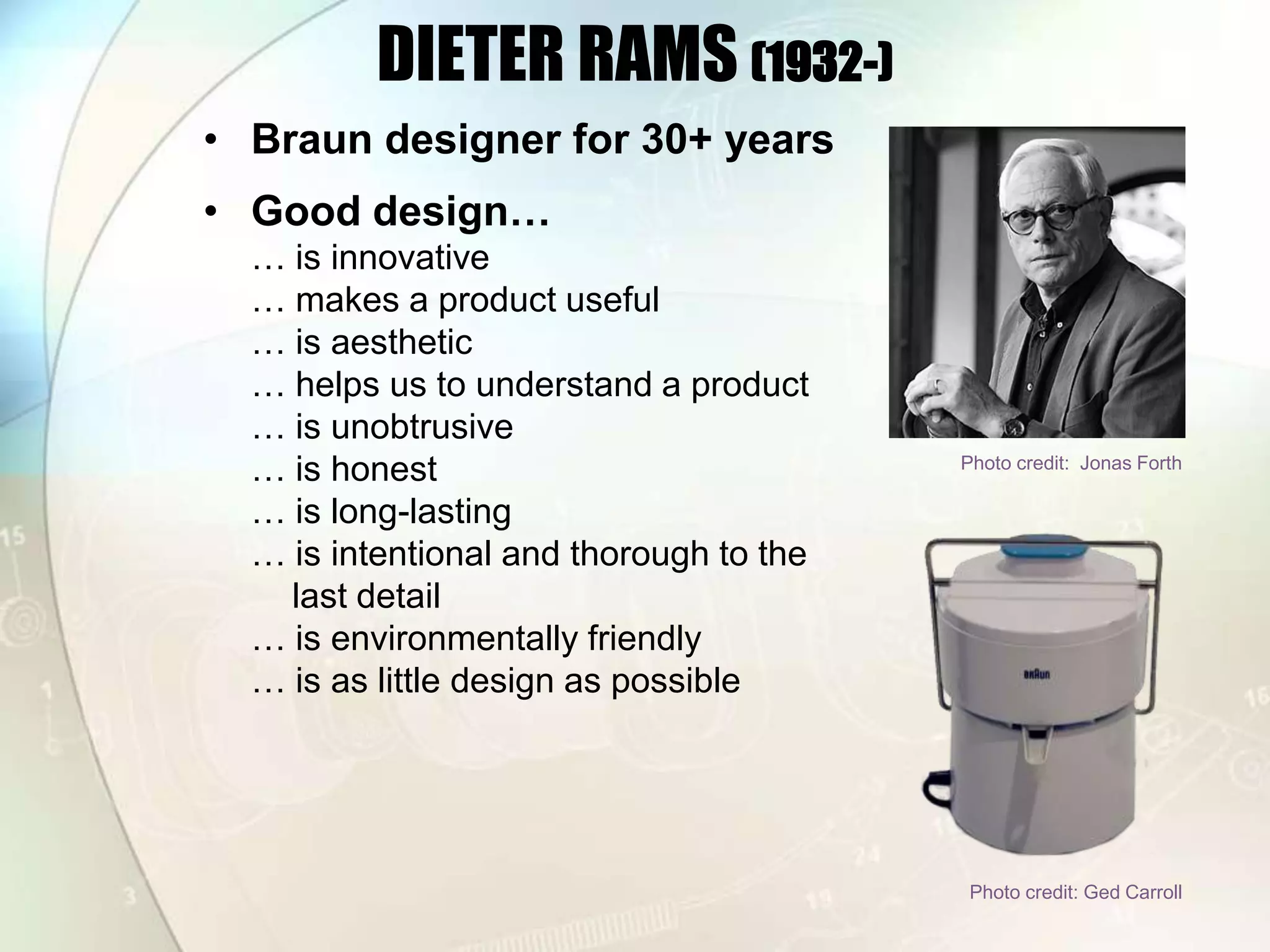 Advocated appropriate, sustainable design that is ethically groundedPhoto credit: http://bikesandbeers.blogspot.com/ 2007/06/papaneks-3rd-werld-bike-cart.html