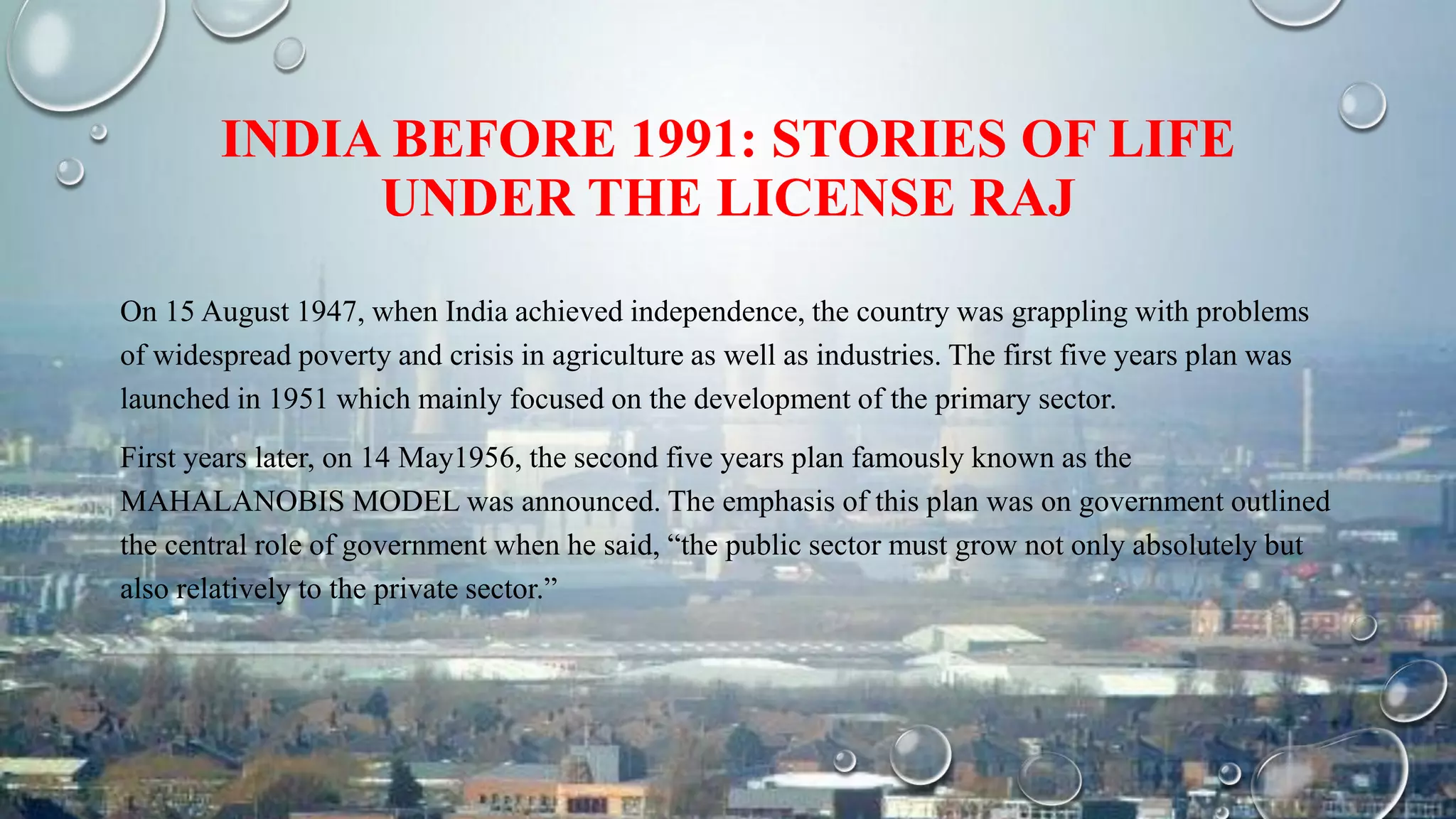 Industrial development and regulation act, 1951 | PPTX