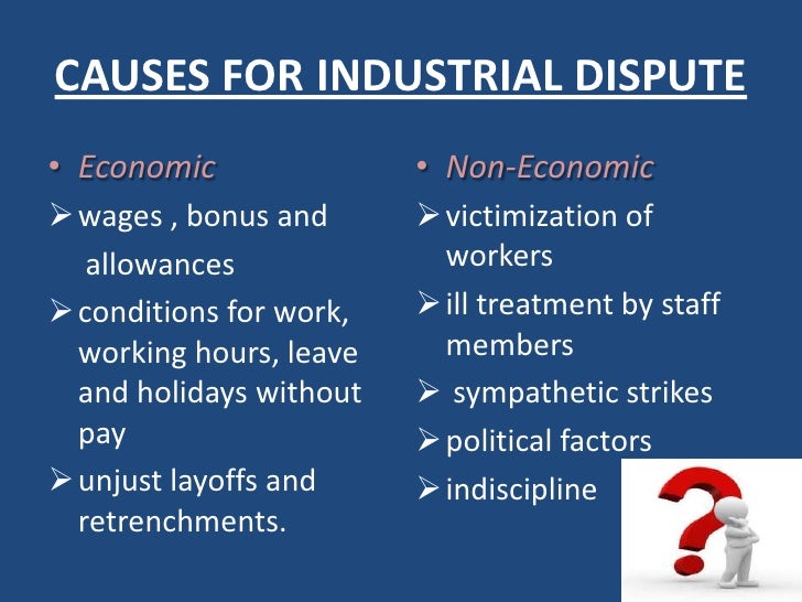 Industrial dispute