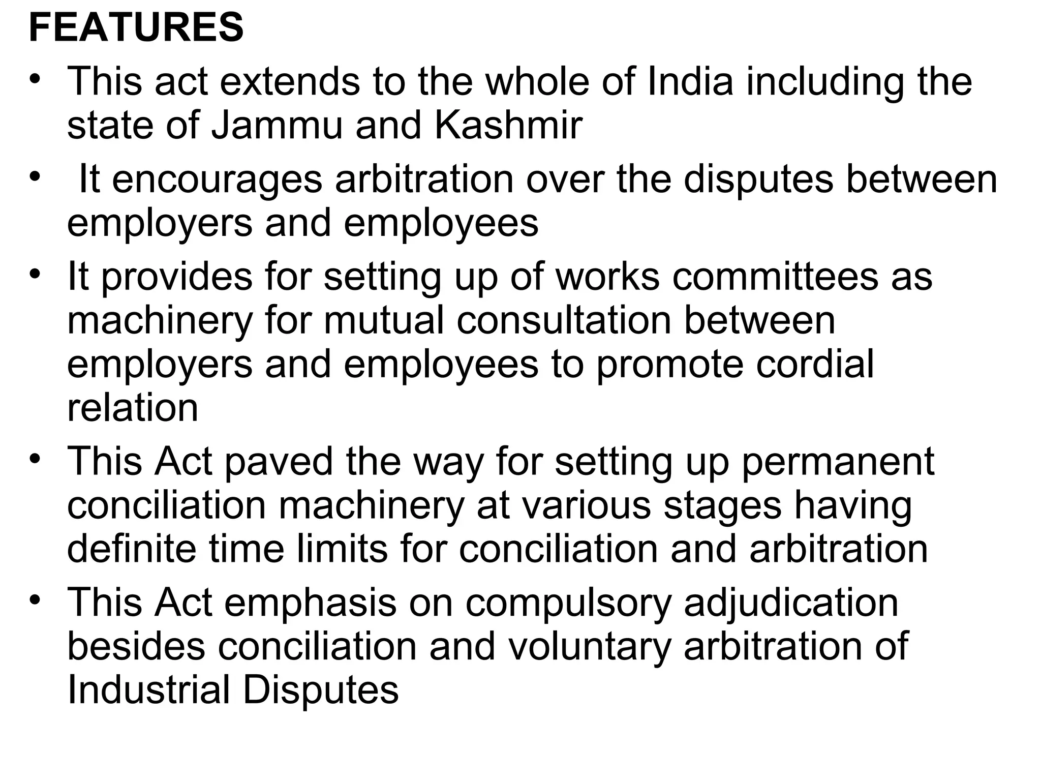 Industrial disputes act, 1947 | PPT