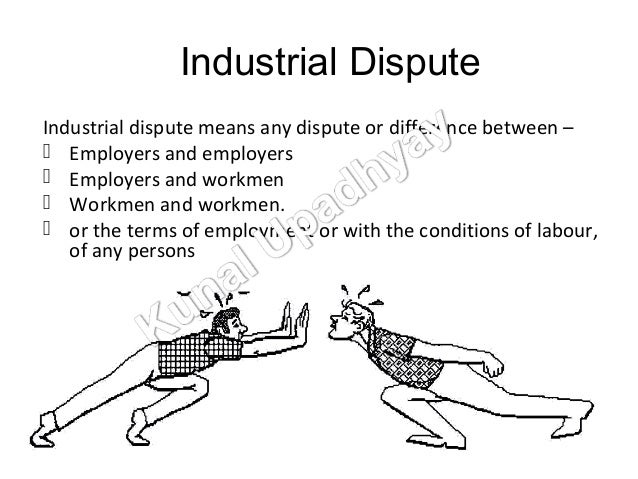 industrial dispute act Industrial disputes act, 1947 plays a vital role to sort out the above dispute by conciliation or award it is designed in a way to settle the disputes amicably between employees with the management of industries. industrial dispute act Industrial disputes act, 1947 plays a vital role to sort out the above dispute by conciliation or award it is designed in a way to settle the disputes amicably between employees with the management of industries.