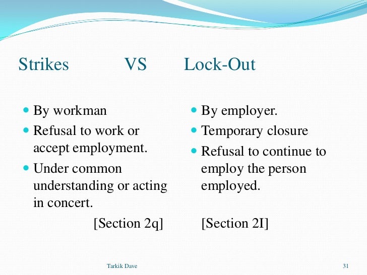 Industrial dsipute act